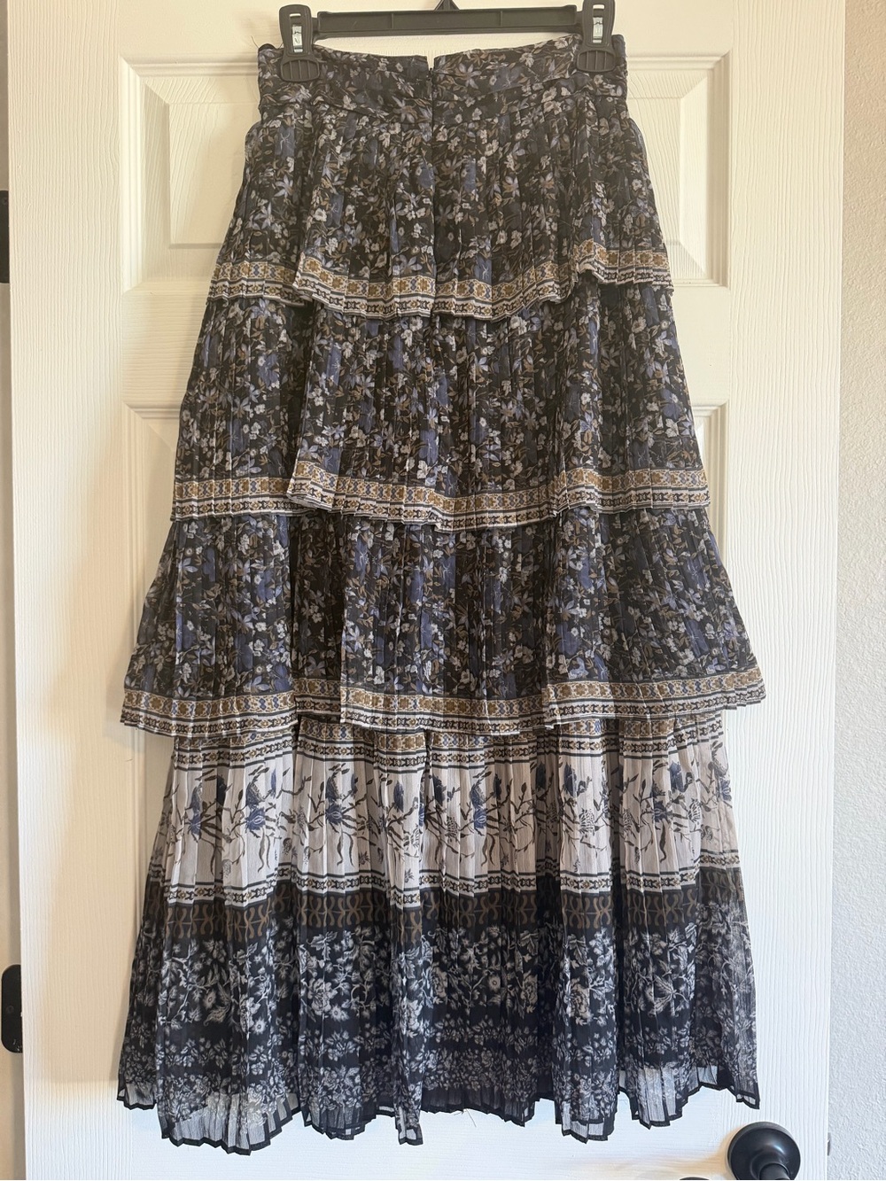 Antonio Melani Floral Tiered Maxi Skirt - Picture 4 of 4